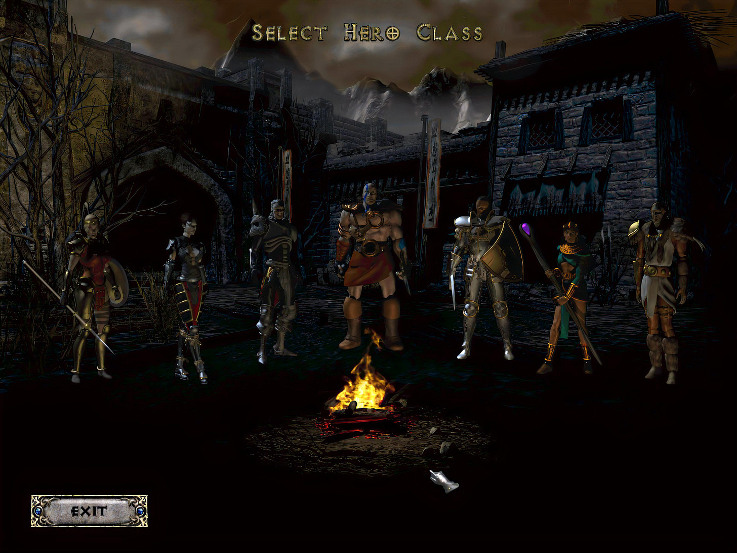 r/wallpaperengine - Can someone animate the Diablo 2 character selection screen without the text?