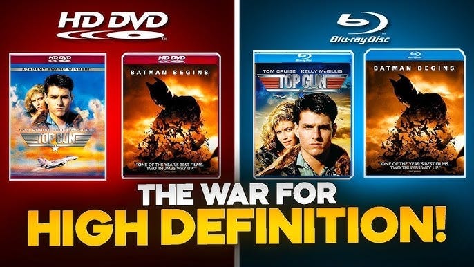 The War for High Definition: Blu-ray vs HD DVD - YouTube The War for High Definition: Blu-ray vs HD DVD - YouTube