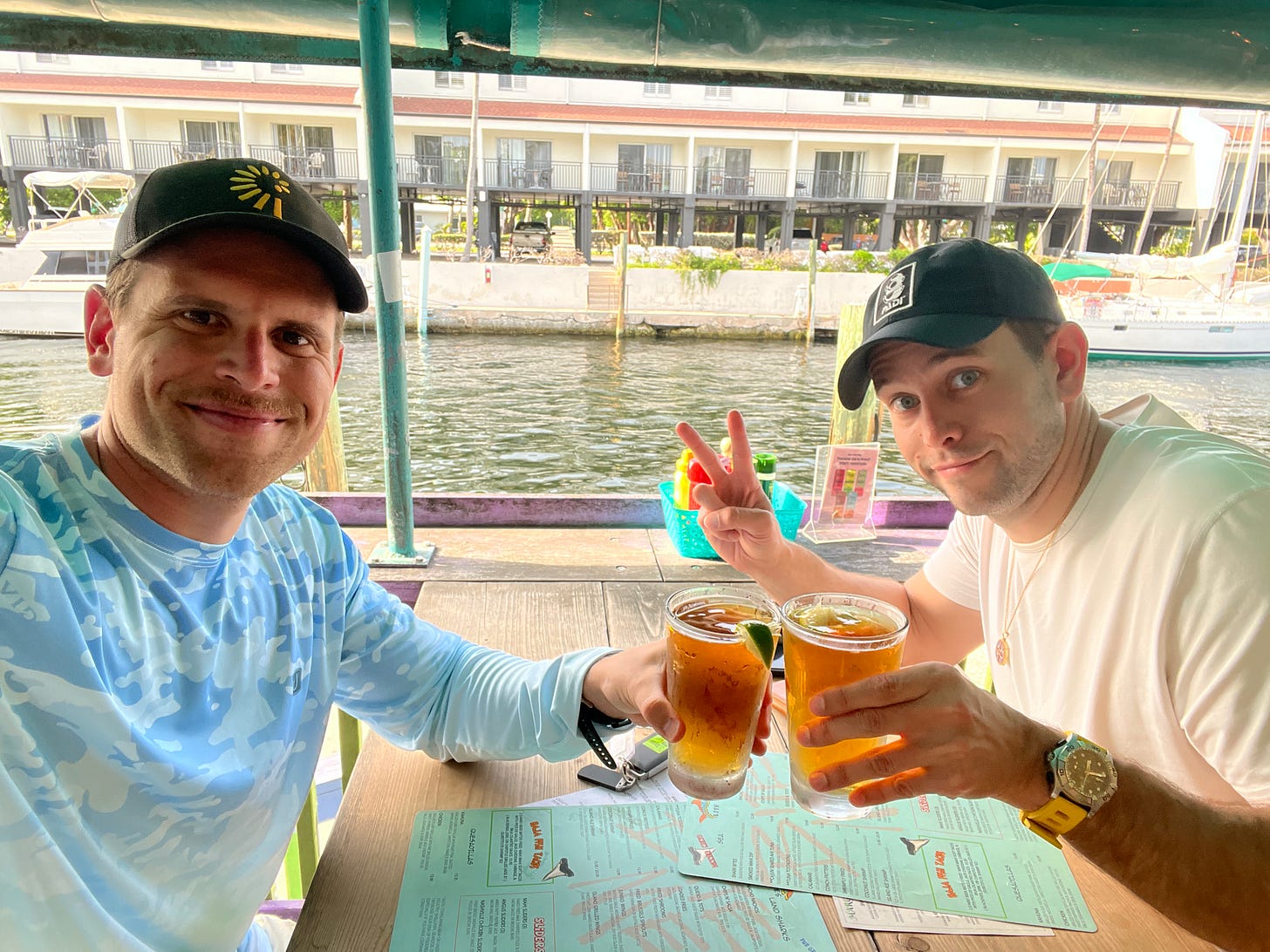 Happy hour at Sharkey's