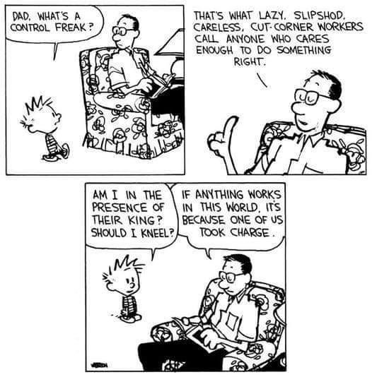What's a control freak? : r/calvinandhobbes