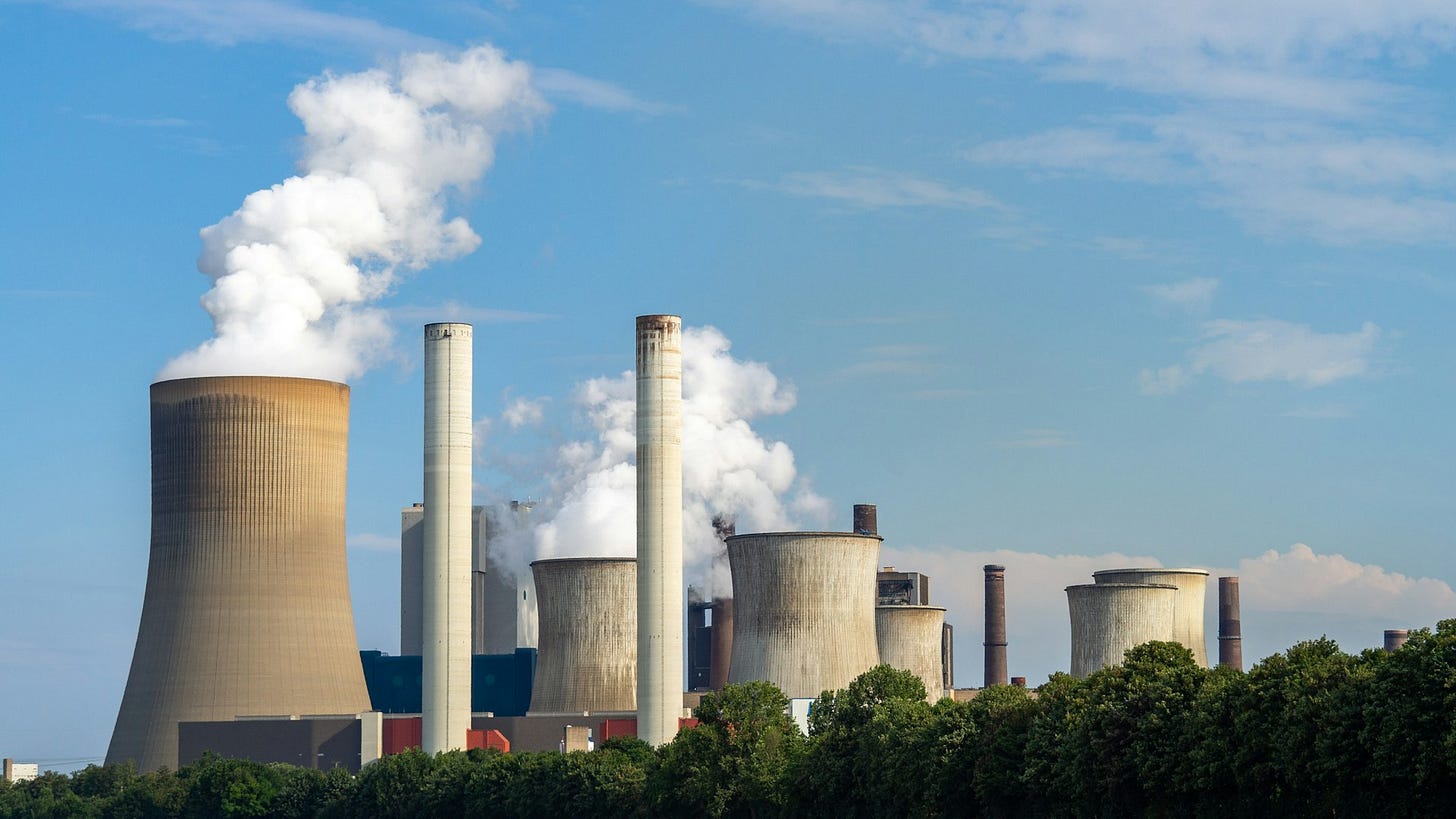 A coal-fired power station.