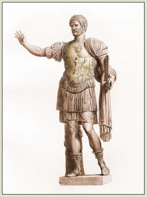 Statue, Hadrian, Roman, Emperor, Ancient Marbles, British Museum Statue, Hadrian, Roman, Emperor, Ancient Marbles, British Museum