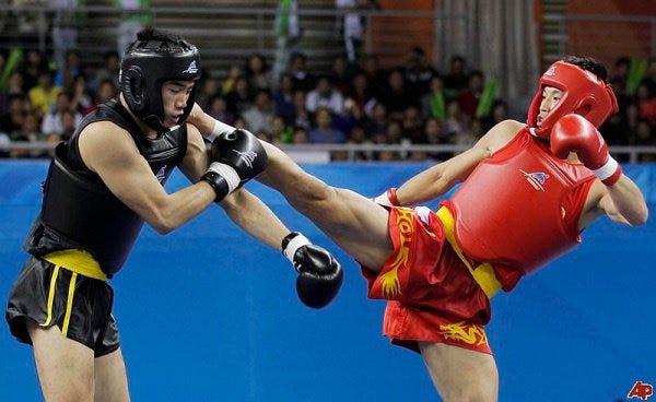 Is Wushu Sanda more effective than Muay Thai in a street fight? - Quora