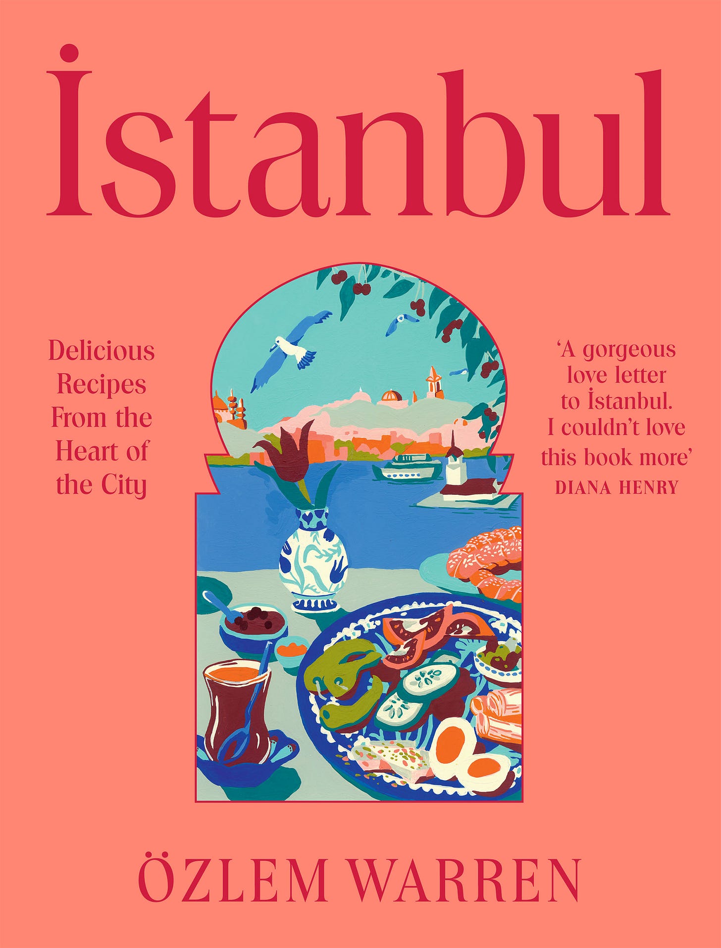 Cover of Istanbul with illustration.