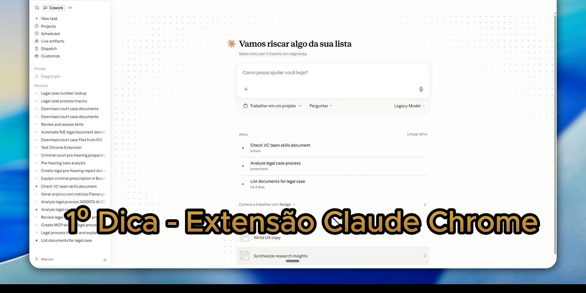 Três dicas de Claude que vão mudar seu fluxo de trabalho no Judiciário ...