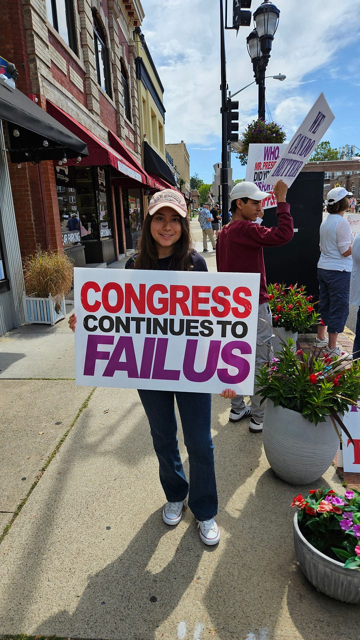 Power to the People showing up in Caldwell, NJ. h/t Edie