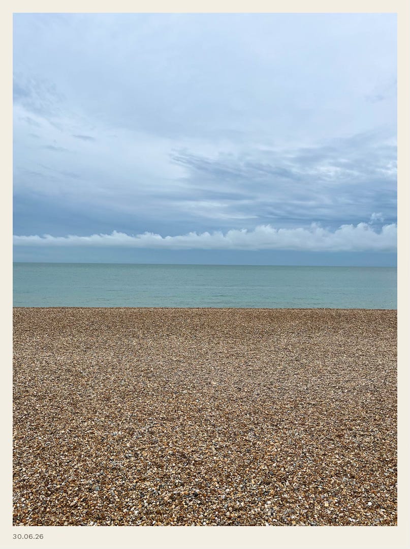 A view of the English coast