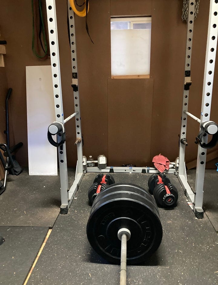 My tiny gym at home