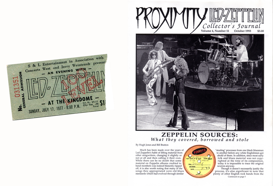 プミページ The Record Store Years (Side Trip): Led Zeppelin at The Kingdome