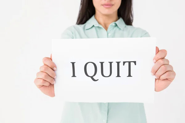 I quit Stock Photos, Royalty Free I quit Images | Depositphotos