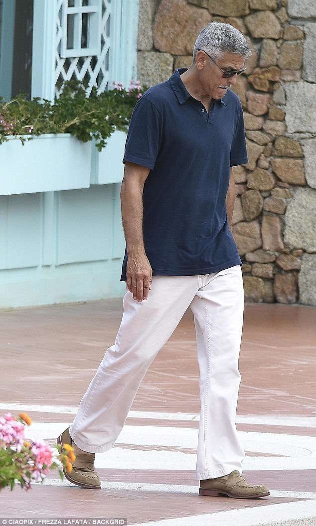 george clooney casual dress George clooney style
