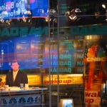 tv news set tv news set