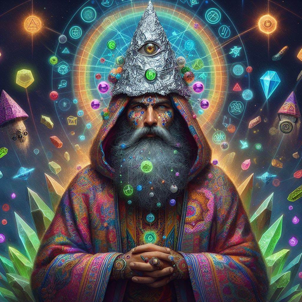 Conpiracy theory shaman 