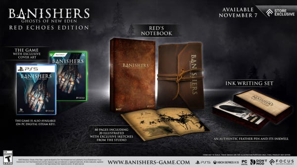 Red Echoes and Collectors Editions of Banishers: Ghosts of New Eden