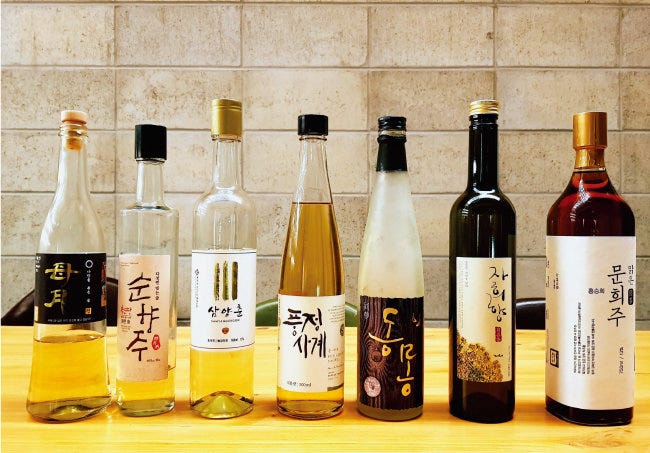 korean traditional alcohol called cheong-ju