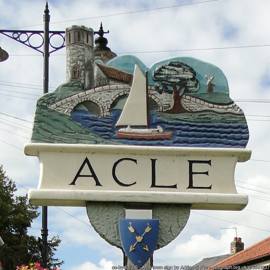 Acle sign