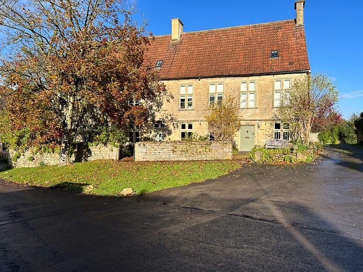 Photos from Morton St Philip, Somerset. 1 Ringwell Lane and Norton Brook passing alongside this cottage. 2 Lyde Green and the bottom of Chevers Lane 3 Chevers Lane 4 Manor Farm House 5 The Barton where it meets Bell Hill. Images: Roland's Travels