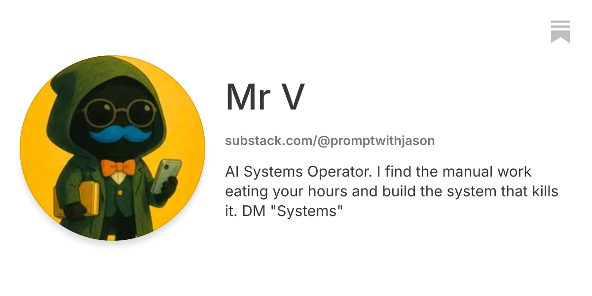 Mr V | Substack