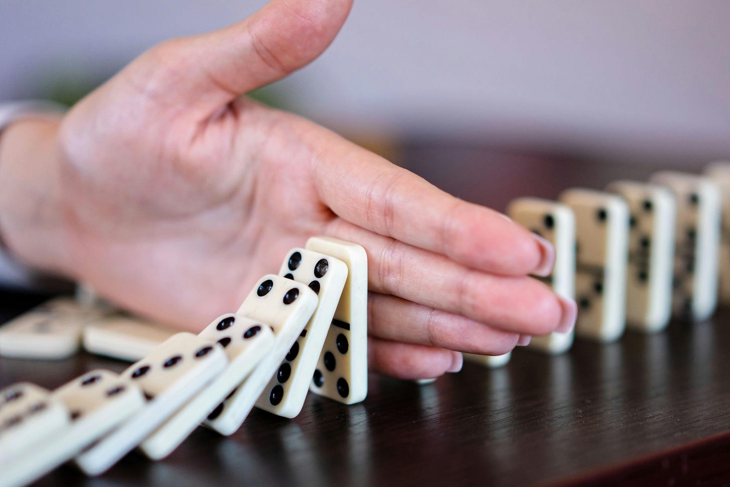 stopping the dominoes tumbling