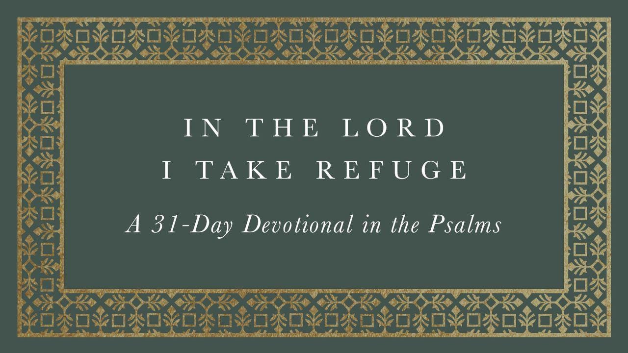 In the Lord I Take Refuge: 31 Days in the Psalms