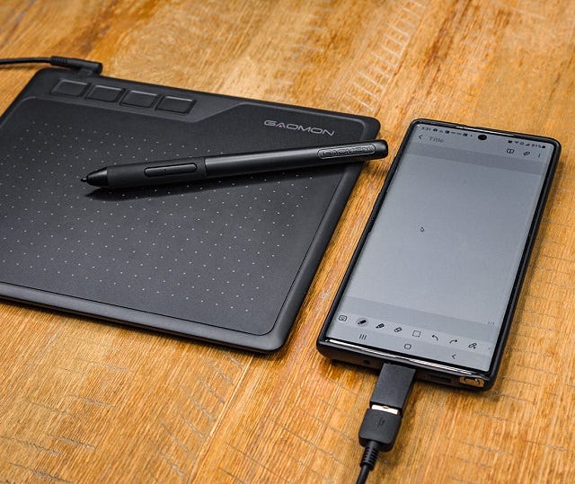 Gaomon S620 works with an android phone