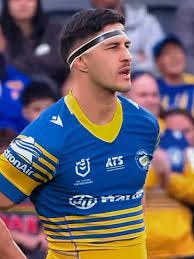 Brown with the head strapping ready to play hooker. 😂😂 // #blokeinabar