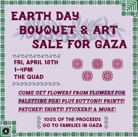 1. Letters 2. Earth Day 3. Foam Rolling 4. Save the date