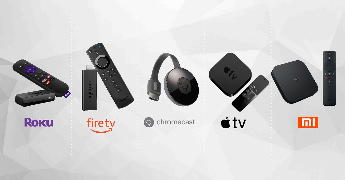 Streaming devices compared: Firestick, Apple TV, Android TV box
