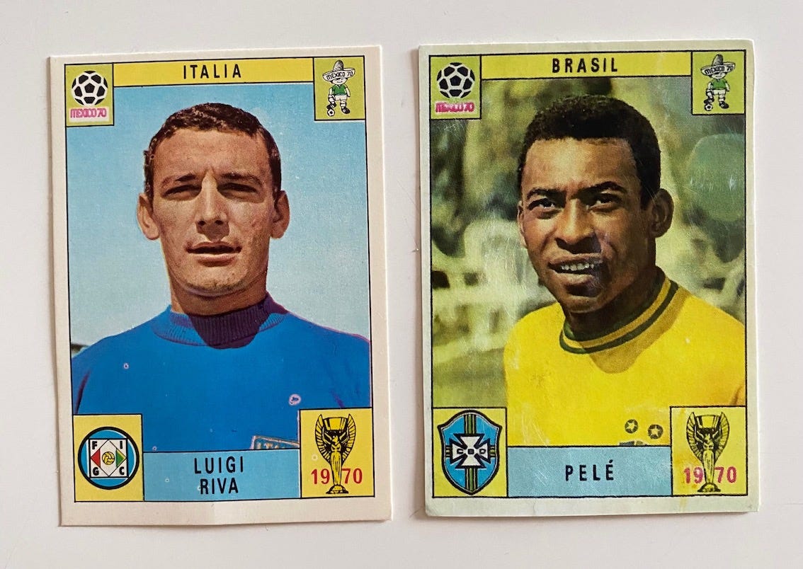 figurina pelè mexico 70