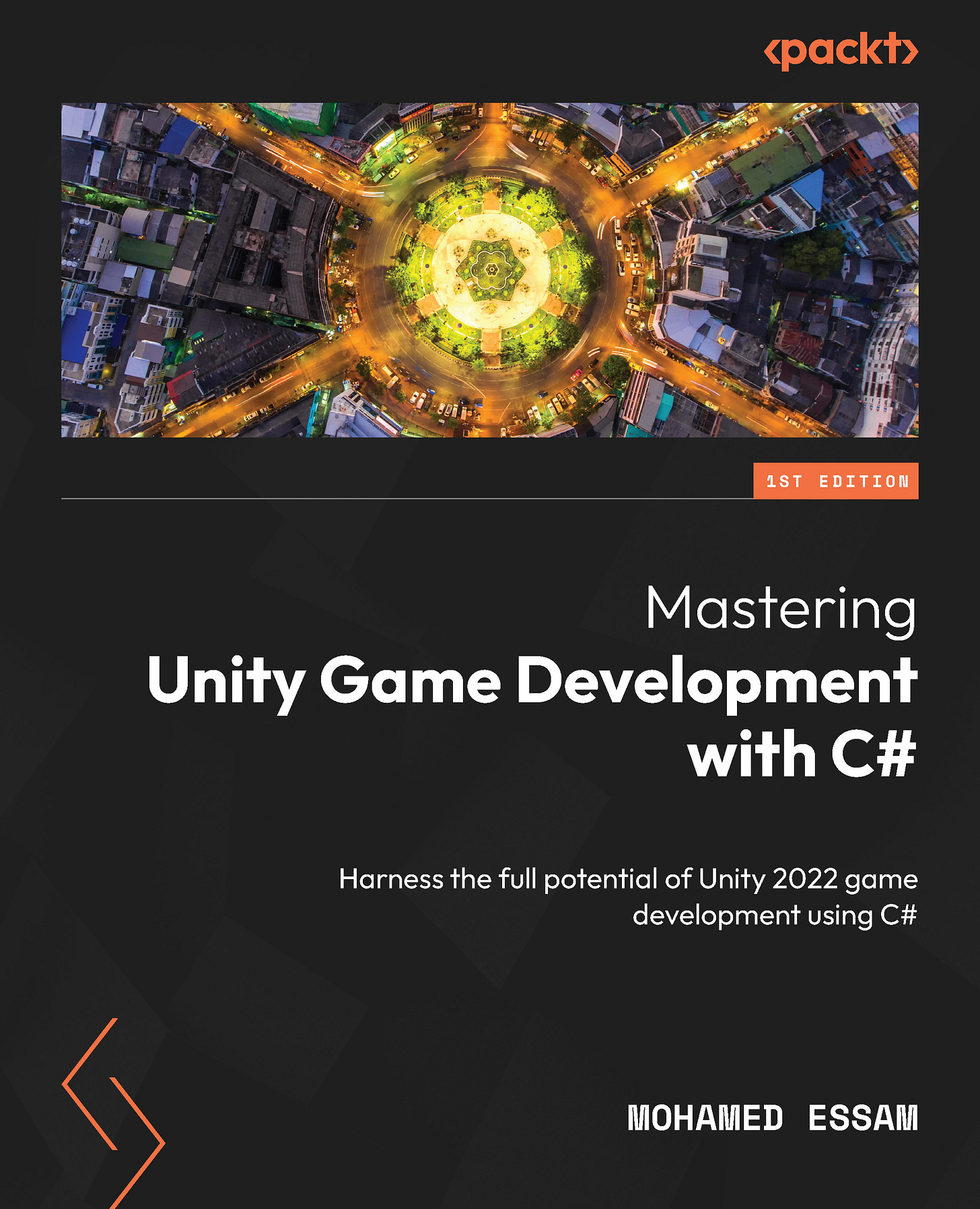 Mastering Unity Game Development with C#, Published by Packt, Book Cover