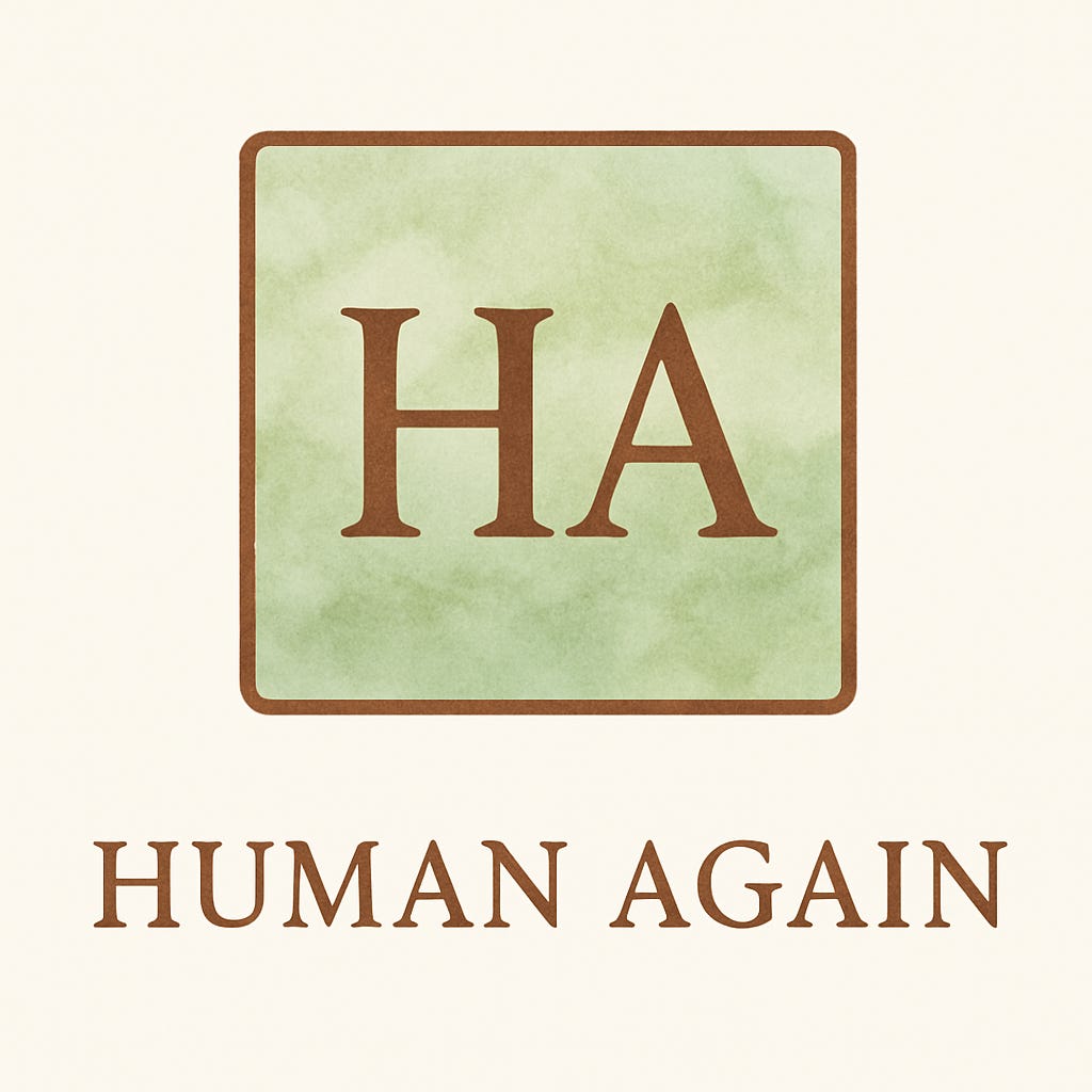 Human Again logo