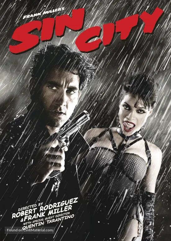 Sin City (2005) dvd movie cover