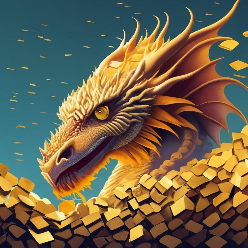 dragon hoarding digital gold