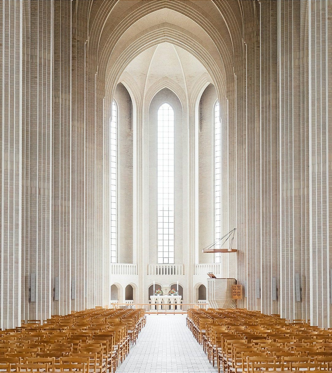 empty cathedral interior