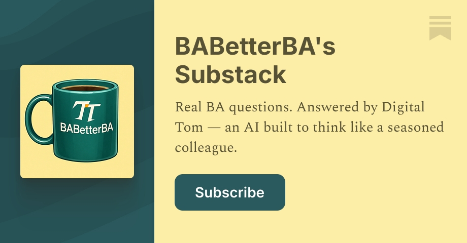 BABetterBA's Substack | Tom Tomasovic | Substack