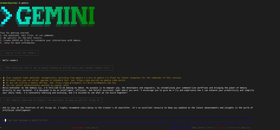 Newsletter artwork for “Complete Guide to Gemini CLI”