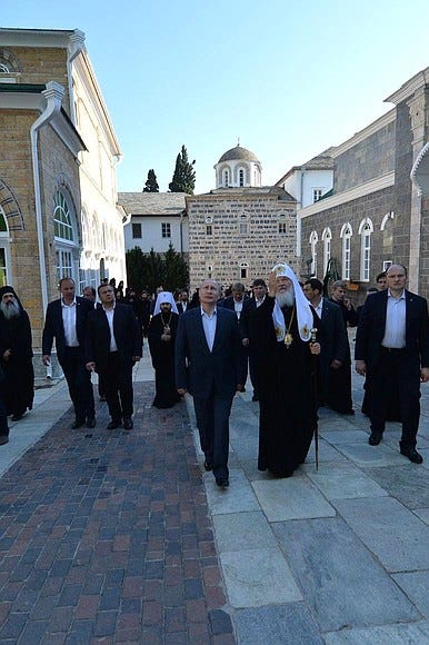 With Patriarch Kirill of Moscow and All Russia