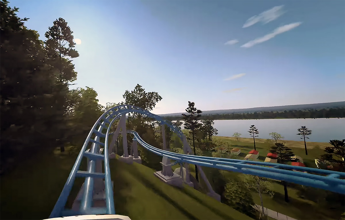 Rendering of new coaster coming to Waldameer in 2027 Rendering of new coaster coming to Waldameer in 2027