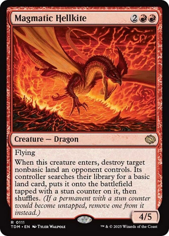 Magmatic Hellkite (Tarkir: Dragonstorm #111)