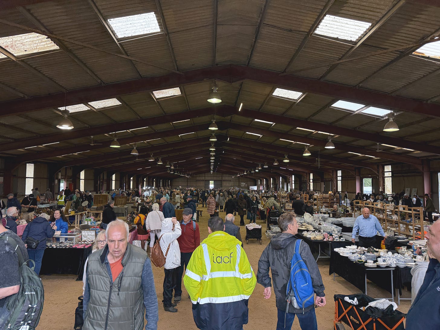A small part of the antiques fair A small part of the antiques fair