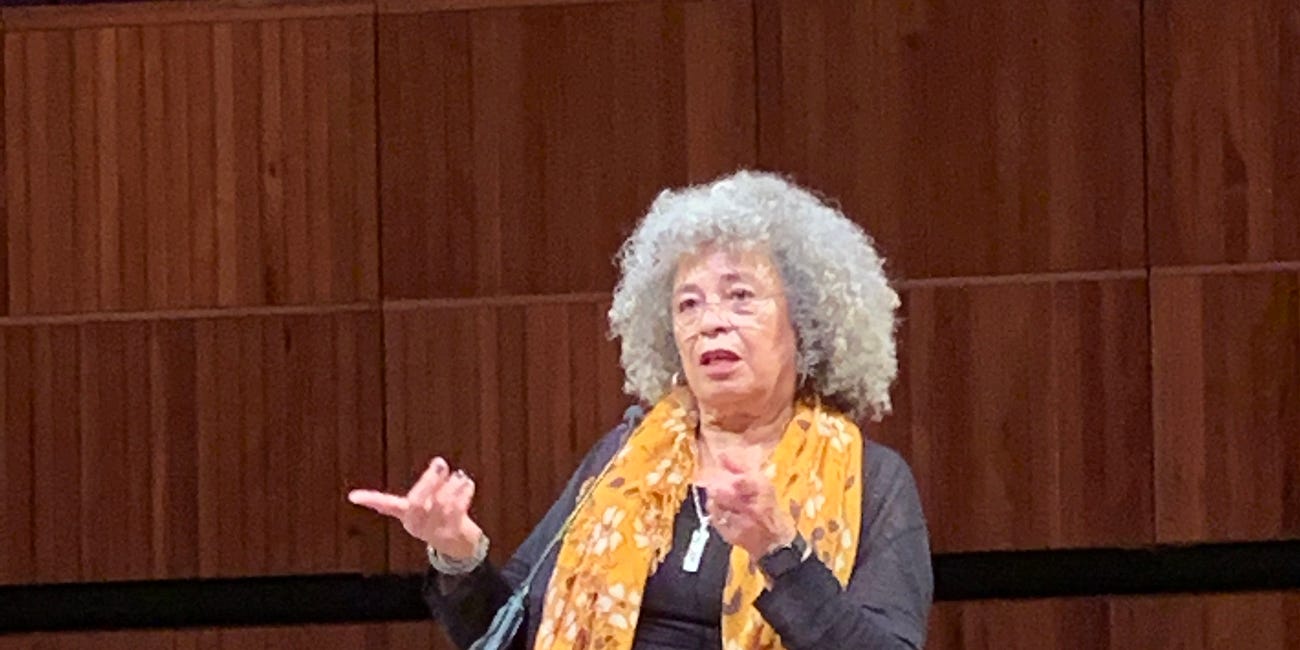Angela Davis made me do this