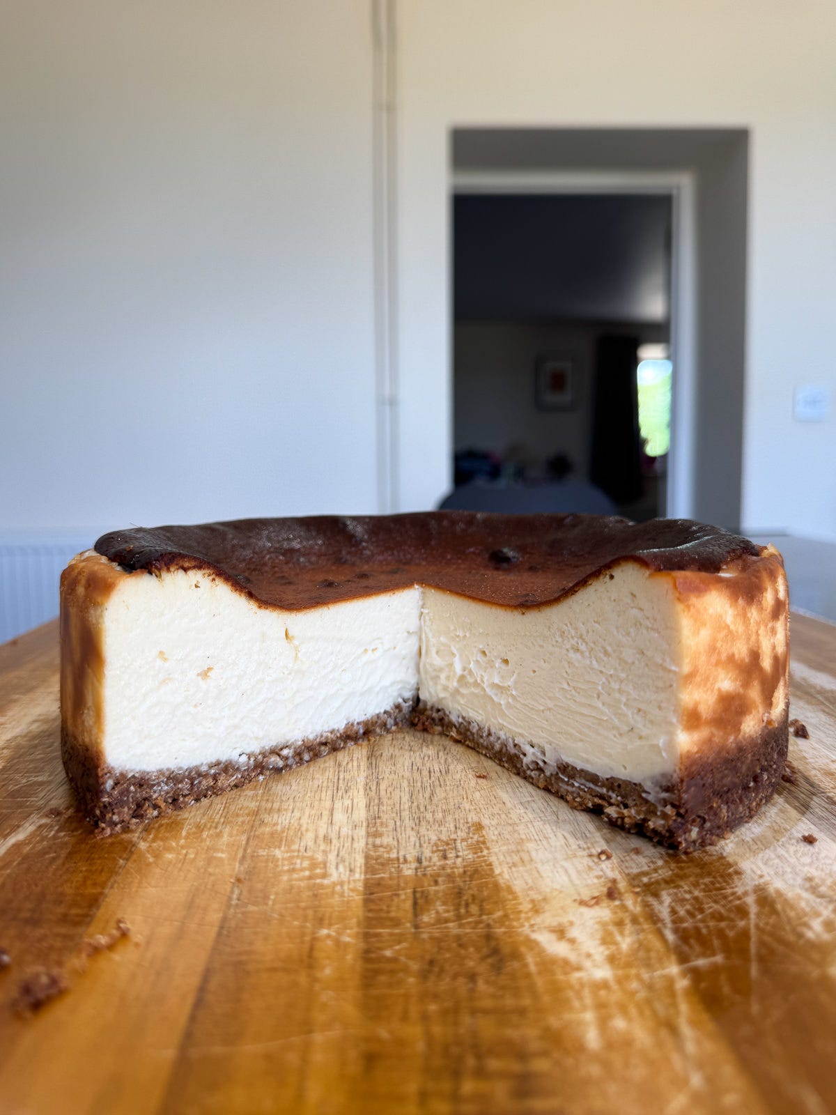 cheesecake inside cheesecake inside