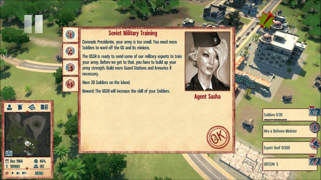 Let's Play Tropico 4 Part 37: Building an Army - YouTube