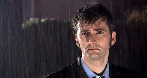 Sad in the Rain (Doctor Who) #ReactionGifs