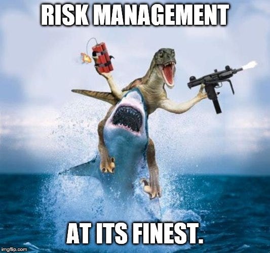 Dinosaur Riding Shark - Imgflip