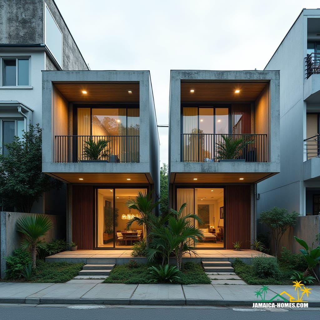 Twin Modular Urban Home Design