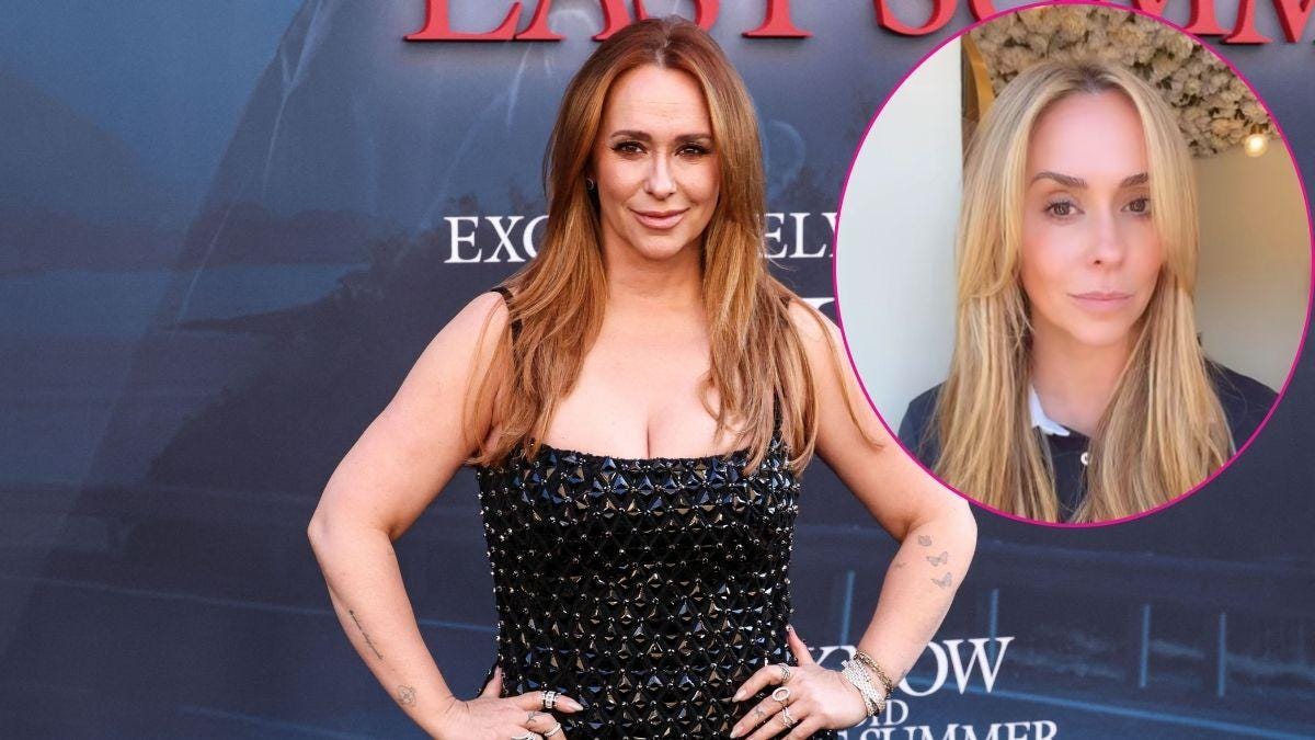 Split photo of Jennifer Love Hewitt Split photo of Jennifer Love Hewitt