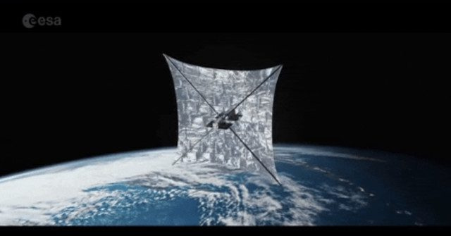 ADEO Braking Sail Deployed ADEO Braking Sail Deployed