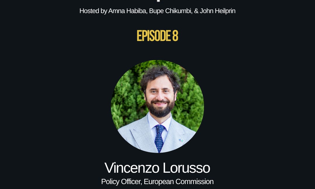 S1E8: Vincenzo Lorusso on Africa-Europe science diplomacy, innovation and the path from research to market