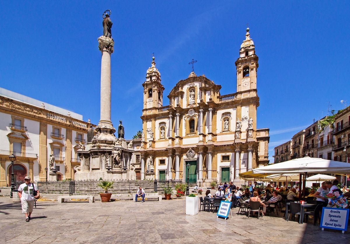 Piazza San Domenico - Palermo, Palermo | Palermo, Palermo sicily, San ...